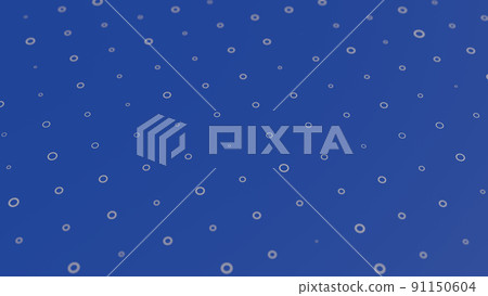 Abstract background in blue with texture of circles 91150604