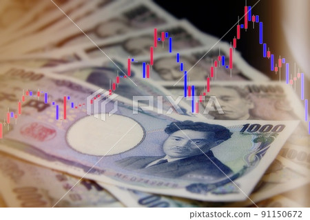 Thousand yen bill and ten thousand yen bill 91150672