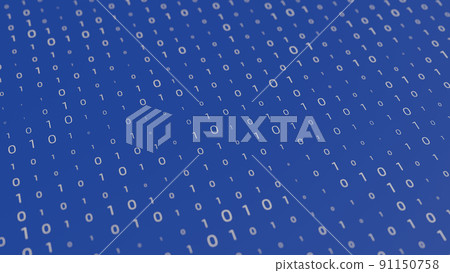 Abstract background in blue with texture of numbers 91150758