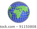 Planet earth for decoration design. Global map. Earth day. Planet Earth. 3D rendering 91150808