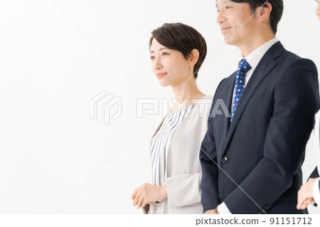 Working people white background Working people white background 91151712