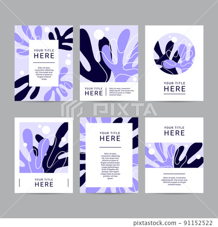 Abstract Design Brohure Template 91152522