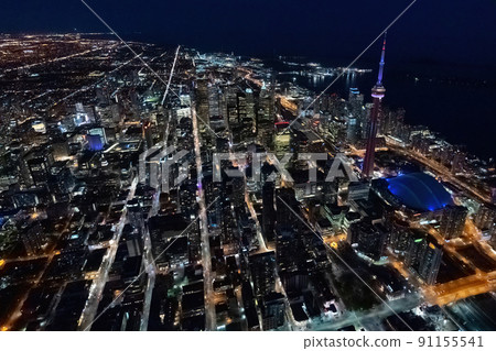 The West of Toronto at night The West of Toronto at night 91155541
