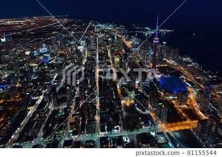 The West of Toronto at night The West of Toronto at night 91155544