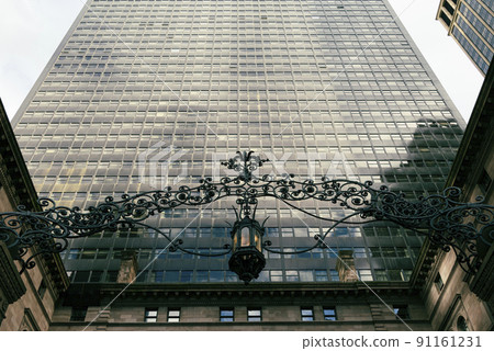 Lotte New York palace hotel NYC facade view. 91161231