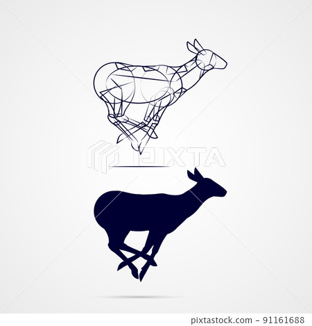 Deer Silhouette 91161688