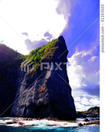 Too beautiful marine blue and sky blue on the Shakotan Peninsula in summer Too beautiful marine blue and sky blue on the Shakotan Peninsula in summer 91163020