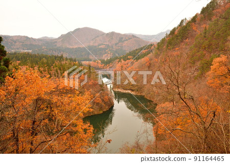 只見川一橋(福島縣) 只見川一橋(福島縣) 91164465
