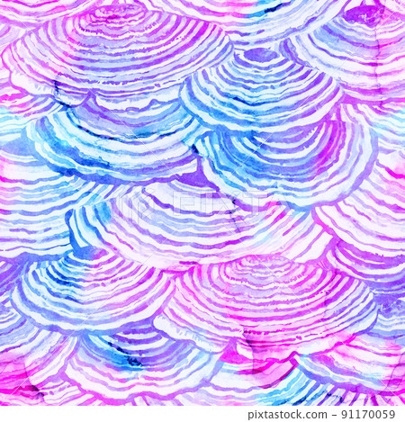 Colorful seamless pattern with abstract tree mushrooms. Psyhedelic original texture. Colorful seamless pattern with abstract tree mushrooms. Psyhedelic original texture. 91170059