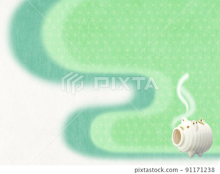 Japanese style background for summer 91171238