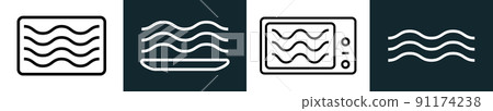 Microwave oven safe symbol vector container cooking isolated oven safe symbol microwave Microwave oven safe symbol vector container cooking isolated oven safe symbol microwave 91174238