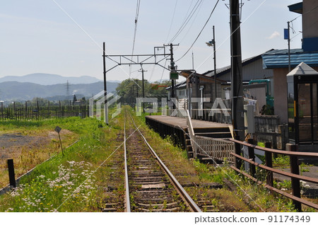 Konan Railway Oogi Line Koguriyama Station Konan Railway Oogi Line Koguriyama Station 91174349