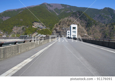 [東京]奧多摩湖大河內水壩 91176091