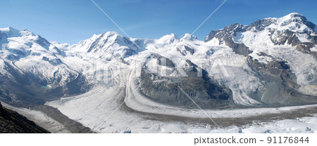 戈爾納冰川@Zermatt.Switzerland / 戈爾納冰川@瑞士 戈爾納冰川@Zermatt.Switzerland / 戈爾納冰川@瑞士 91176844