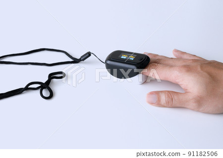 Health care pulse oximeter at home 91182506