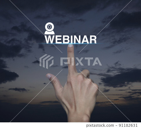 Business seminar online concept 91182631