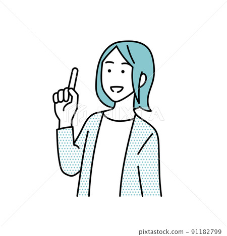 一個穿著粗糙衣服的女人的插圖 一個穿著粗糙衣服的女人的插圖 91182799