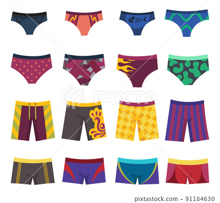 All Men Underwear and Undergarment Set Stock Vector - Illustration