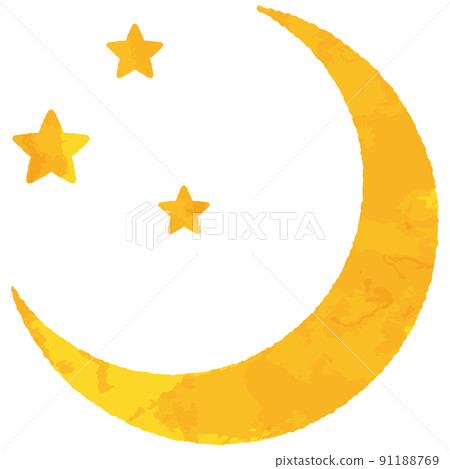 Moon and star 91188769