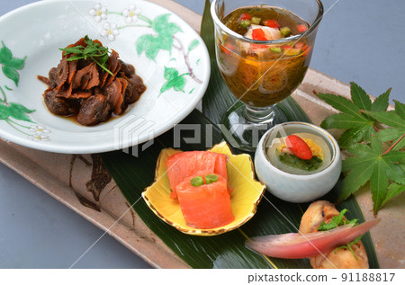 日本食物開胃菜 日本食物開胃菜 91188817