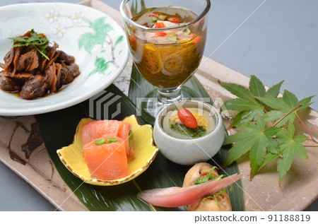日本食物開胃菜 日本食物開胃菜 91188819