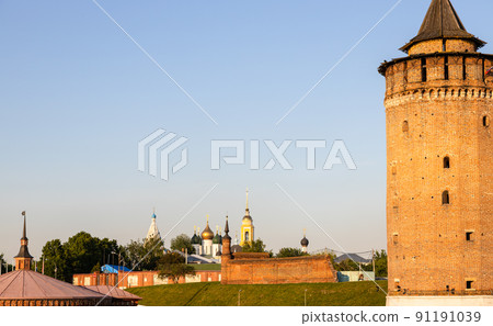 Marinkina tower and churches in Kolomna Kremlin 91191039