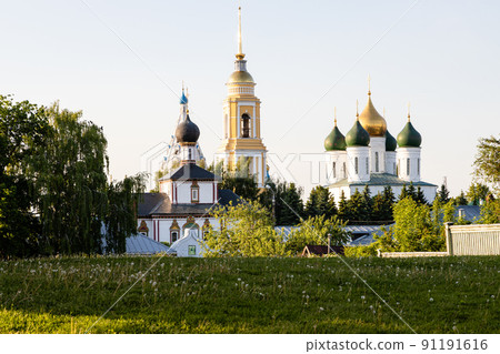 view of churches from Yamskaya tower in Kolomna 91191616