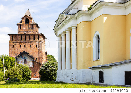 view of Pyatnitskaya Tower from Church in Kolomna 91191630