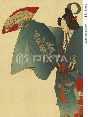 Noh Tsukioka Kogyo Noh Tsukiyo "Izutsu" 91191863