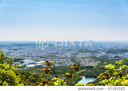 << Aichi Prefecture >> Kasugai City Scenery from Mirokusan << Aichi Prefecture >> Kasugai City Scenery from Mirokusan 91193182