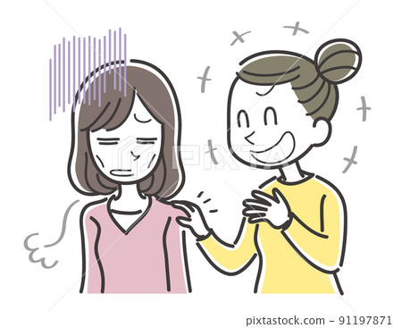 Illustration of energy vampire 91197871