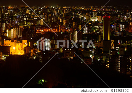 城市夜景“從花岡山展望台到熊本市全景夜景” 城市夜景“從花岡山展望台到熊本市全景夜景” 91198502