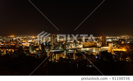 城市夜景“從花岡山展望台到熊本市全景夜景” 城市夜景“從花岡山展望台到熊本市全景夜景” 91198556