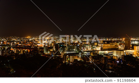 城市夜景“從花岡山展望台到熊本市全景夜景” 城市夜景“從花岡山展望台到熊本市全景夜景” 91198604