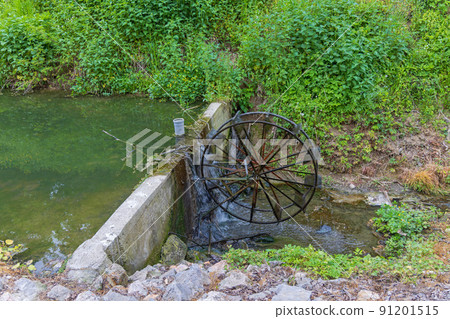 Water Wheel Stream Water Wheel Stream 91201515