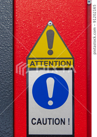 Attention Caution Signs 91202165