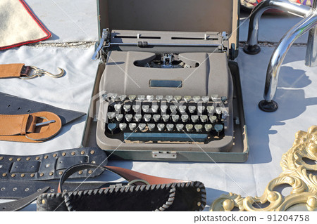 Typewriter at Flea Market Typewriter at Flea Market 91204758