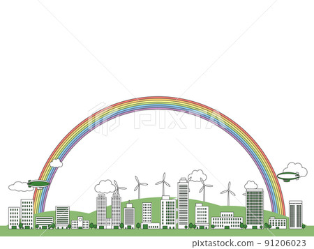 Skyscraper big city background material Skyscraper big city background material 91206023