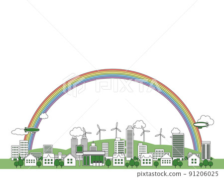 Skyscraper big city background material 91206025
