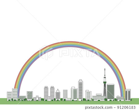 摩天大樓大城市背景素材 摩天大樓大城市背景素材 91206183
