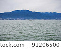 琵琶湖和對岸的風景 91206500