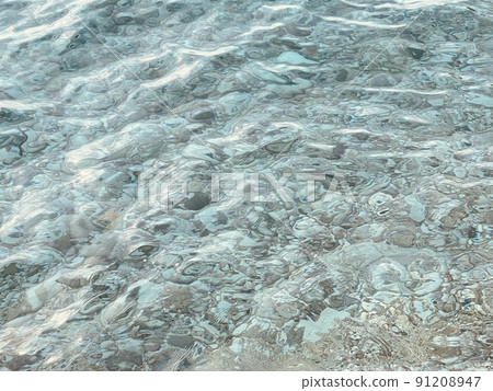 Blue sea water texture background. Surface of the sea. Blue sea water texture background. Surface of the sea. 91208947