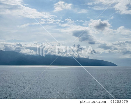 Scenic over Ioninan sea in Vlore Albania . Scenic over Ioninan sea in Vlore Albania . 91208979