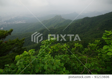 Bukhansan. National Park. Bohyeonbong. Samgaksan. Kalbawi. Daeseongmun. Fortress Road 91213606