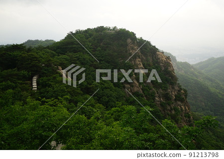 Bukhansan. National Park. Bohyeonbong. Samgaksan. Kalbawi. Daeseongmun. Fortress Road 91213798