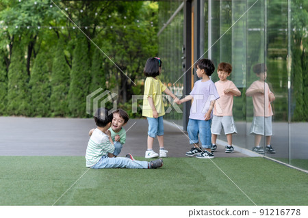 兒童生活方式旅行朋友團體遊戲 91216778