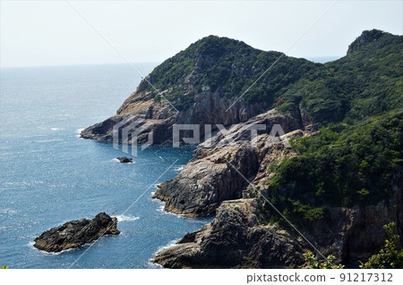 Muroto Ashizuri National Park Landscape of Cape Ashizuri (Cape Kono) 91217312