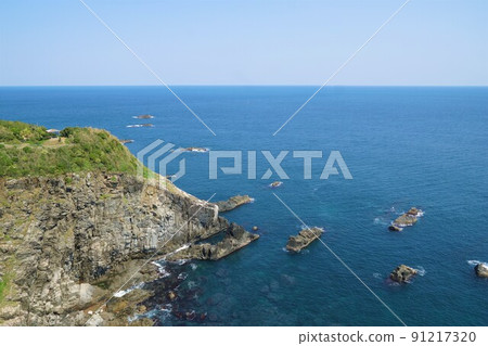 Muroto Ashizuri National Park, the scenery of Cape Ashizuri (Tengu no Nose) 91217320