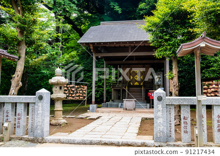 Kamakura City, Kanagawa Prefecture Kuzuhara Oka Shrine-Main Hall- 91217434