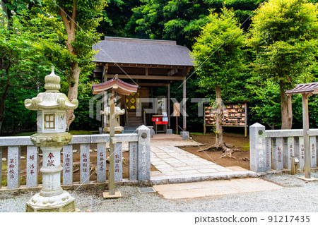 Kamakura City, Kanagawa Prefecture Kuzuhara Oka Shrine-Main Hall- 91217435